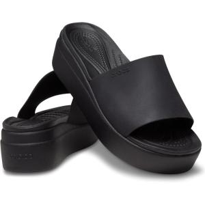 imageCrocs Womens Brooklyn Platform SlidesBlack
