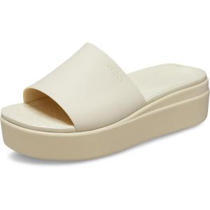 imageCrocs Womens Brooklyn Platform SlidesBone