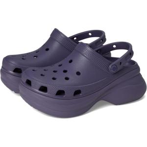 imageCrocs Womens Classic Bae Clogs Platform Shoes for WomenNightshade