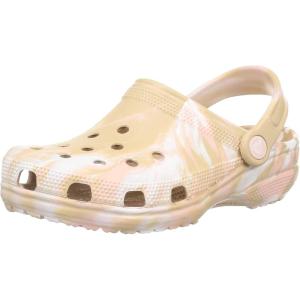 imageCrocs Womens Classic Marbled Tiedye ClogsChaiPink Rose