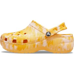 imageCrocs Womens Classic Marbled Tiedye ClogsOrange SorbetGraphic