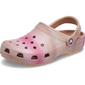 imageCrocs Womens Classic Solar Rainbow ClogsCorkMulticolor Dip