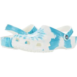imageCrocs Womens Classic Solar Rainbow ClogsDigital Aqua