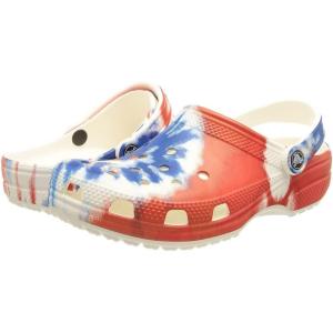 imageCrocs Womens Classic Solar Rainbow ClogsMultiWhite