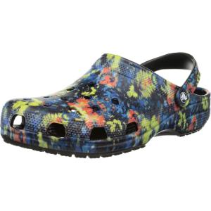 imageCrocs Womens Classic Solar Rainbow ClogsTurq TonicMulti