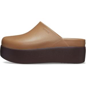 imageCrocs Womens Dylan Platform Clog Mule Platform Shoes Sepia 8 M