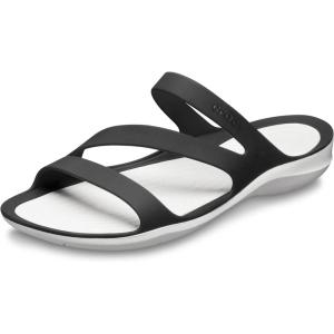 imageCrocs Womens Swiftwater SandalBlackWhite