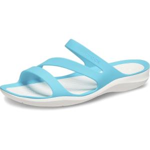 imageCrocs Womens Swiftwater SandalWhiteDigital Aqua