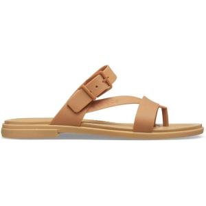 imageCrocs Womens Tulum Toe Post SandalsDark Gold