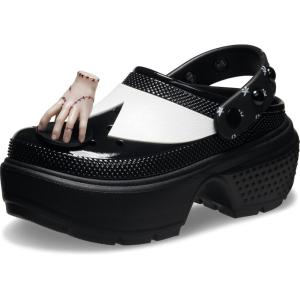 imageCrocs Womens Wednesday Addams Stomp ClogBlack