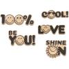 imageCrocs Smiley Jibbitz Pack Elevated Smiley 5Pack One Size