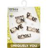 imageCrocs Smiley Jibbitz Pack Elevated Smiley 5Pack One Size