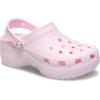 imageCrocs Womens Classic Platform ClogPink Milk