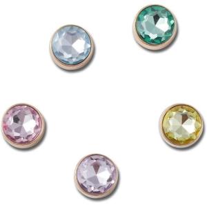 imageCrocs Jibbitz 13Pack Shoe Charms  JibbitzGold And Gem 5Pack