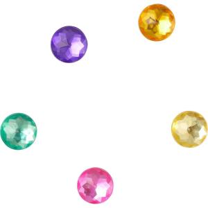 imageCrocs Jibbitz 13Pack Shoe Charms  JibbitzPastel Gem 5Pack