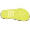 imageCrocs Unisex Adult Crocband Flip Flop SandalTennis Ball GreenWhite