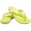 imageCrocs Unisex Adult Crocband Flip Flop SandalTennis Ball GreenWhite