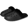 imageCrocs UnisexAdult Classic Fuzz Scuff SlippersBlack