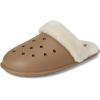 imageCrocs UnisexAdult Classic Fuzz Scuff SlippersSepia