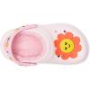 imageCrocs UnisexChild Classic Lined Clogs ToddlerPink MilkDaisy