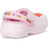 imageCrocs UnisexChild Classic Lined Clogs ToddlerPink MilkDaisy