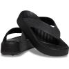 imageCrocs Women Getaway Platform Flip Flops Wedge Sandals for Women Black Glitter 8 Women