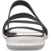 imageCrocs Womens Swiftwater Sandals SlideBlackWhite