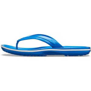 imageCrocs Unisex Adult Crocband Flip Flop SandalBright CobaltWhite