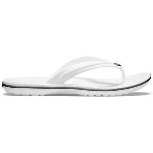 imageCrocs Unisex Adult Crocband Flip Flop SandalClockbandWhite