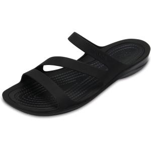 imageCrocs Womens Swiftwater Sandals SlideBlackBlack