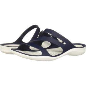 imageCrocs Womens Swiftwater Sandals SlideNavyWhite