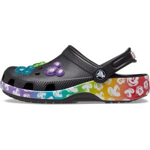 imageCrocs Classic Disney Rainbow Clog ToddlerRainbowBlack