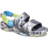 imageCrocs Boys Classic AllTerrain SandalsSlate GreyMarbled Tiedye