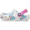 imageCrocs Kids Classic Glitter ClogWhiteMulti Butterfly