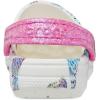 imageCrocs Kids Classic Glitter ClogWhiteMulti Butterfly