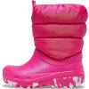 imageCrocs UnisexChild Classic Lined Neo Puff Boot SnowCandy Pink