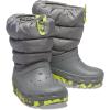 imageCrocs UnisexChild Classic Lined Neo Puff Boot SnowSlate Grey