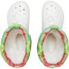 imageCrocs UnisexChild Classic Lined Neo Puff Boot SnowWhiteMulti Spray Dye