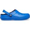 imageCrocs UnisexChild Classic Tie Dye Lined Clog  Kids SlippersBlue Bolt