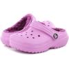 imageCrocs UnisexChild Classic Tie Dye Lined Clog  Kids SlippersTaffy Pink