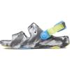 imageCrocs Boys Classic AllTerrain SandalsSlate GreyMarbled Tiedye