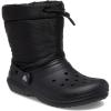 imageCrocs UnisexChild Classic Lined Neo Puff Boot SnowBlack