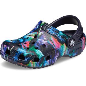 imageCrocs Kids Classic Glitter ClogDeep NavyMulti Dino