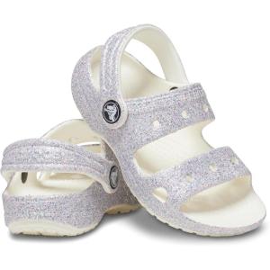 imageCrocs Kids Classic Sandal Toddler  Sandals for Toddlers  Synthetic Upper  Thermoplastic Upper and LiningMystic Glitter