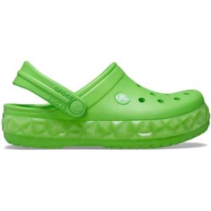 imageCrocs Kids Crocsfunlab Buzz Woody ClogsGeo Glow Band Green Slime
