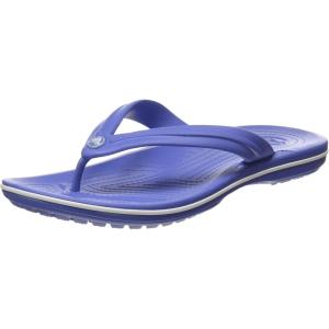 imageCrocs Unisex Adult Crocband Flip Flop SandalsLapis White