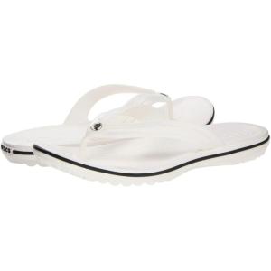 imageCrocs Unisex Adult Crocband Flip Flop SandalsWhite