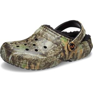 imageCrocs UnisexAdult Classic Lined Realtree Clog KhakiMulti 8 Women6 Men