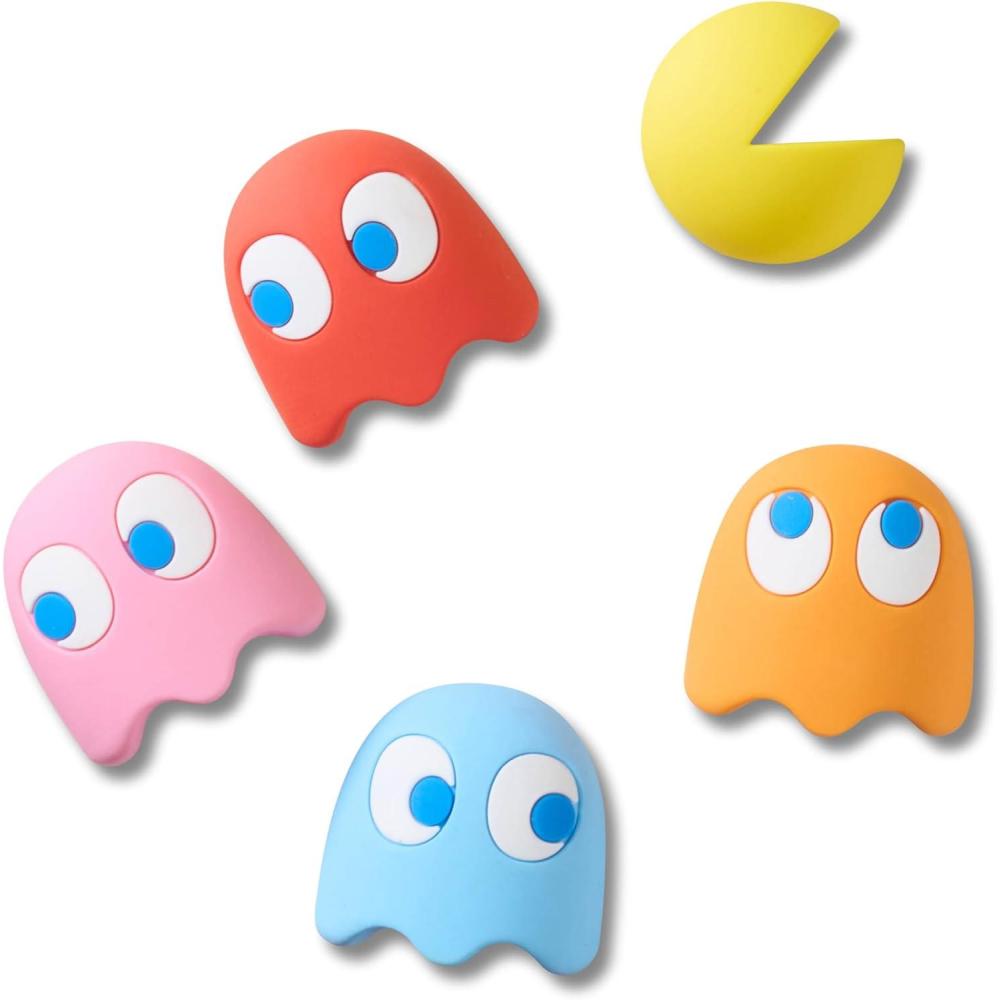 imageCrocs Jibbitz PacMan Game Shoe Charms PACMAN 5Pack
