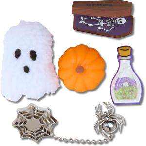 imageCrocs Unisex Jibbitz Holiday Packs Spooky Halloween Onesize